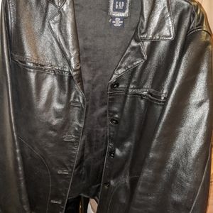 Gap genuine leather jacket